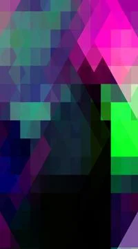 Abstract vivid geometric triangles architectural background vertical layout Stock Illustration
