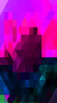 Abstract vivid geometric triangles architectural background vertical layout 스톡 사진