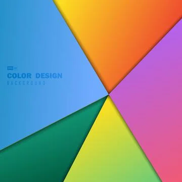 Abstract vivid gradient color design of minimal cover artwork background Stock Illustration