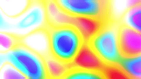Abstract Vivid Multi-Color Psychedelic Plasma Fluid Wave Background 4K with.. Stock Footage 345174606