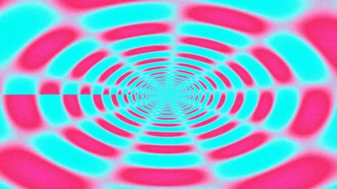 Abstract vivid neon tunnel perspective warp background loop Stock Footage 337702518