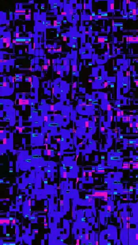 Abstract VJ Glitch 4K Vertical — Digital Distortion Background Stock Footage 329788625