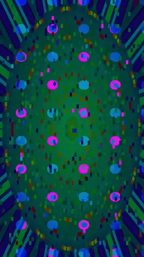 Abstract VJ Glitch 4K Vertical — Digital Distortion Background Stock Footage 329798002