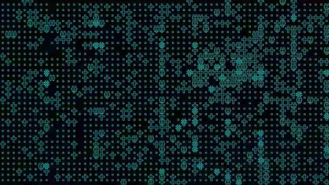 Abstract VJ Glitch Loop 4K — Digital Distortion Background Stock Footage 329678159