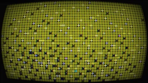 Abstract VJ Glitch Loop 4K — Digital Distortion Background Stock Footage 329786989
