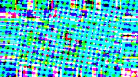 Abstract VJ Glitch Loop 4K — Digital Distortion Background Stock Footage 329790603