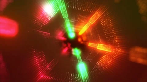 Abstract vj hexagon backdrop Stock Footage 112080757