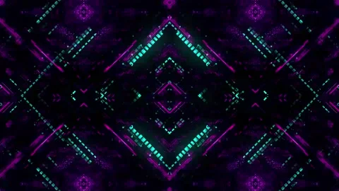 Abstract VJ Kaleidoscope Background Stock Footage 201358976