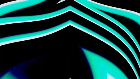 Abstract VJ Loop Azure Shapes Background 4K Stock Footage 209127458