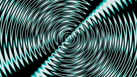 Abstract VJ Loop Circles Shapes Background 4K Stock Footage 209127450