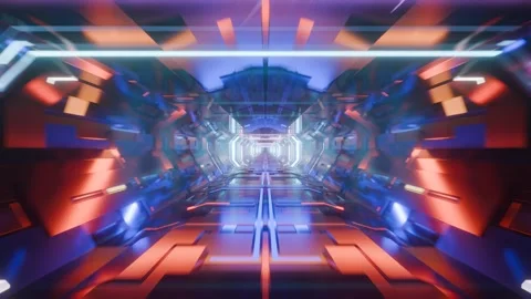 Abstract Vj loop, geometric transparent background, blue quads shapes Vidéo 274848908