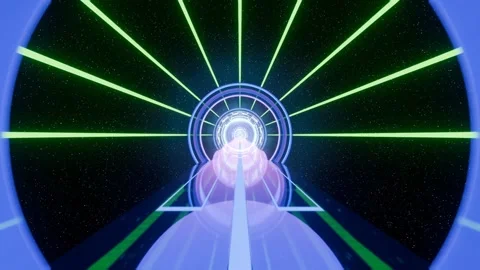 Abstract Vj loop, geometric transparent background, blue quads shapes Vidéo 277545814