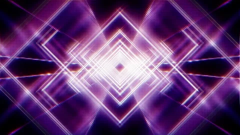 Abstract VJ Loop mesh purple blue digital tunnel Video stock 255434255