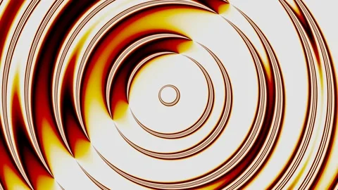 Abstract VJ Loop Orange Circles Background 4K Stock Footage 209127459