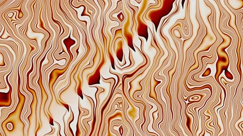 Abstract VJ Loop Orange Geometric Shapes Background 4K Stock Footage 209127522