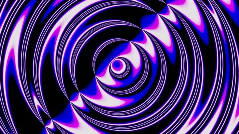 Abstract VJ Loop Purple Circles Background 4K Stock Footage 209127452