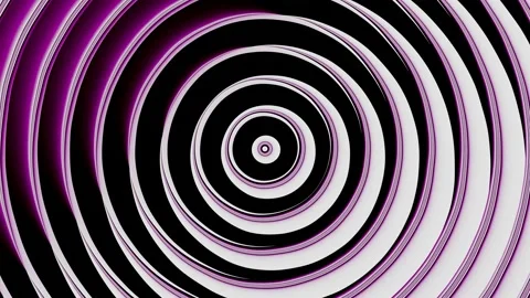 Abstract VJ Loop Purple Circles Background 4K Stock Footage 209127521