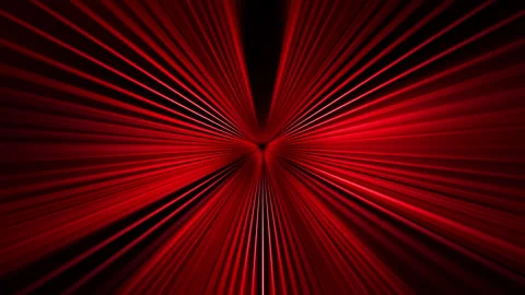 Abstract VJ loop red laser center radial streak shine Video stock 246969350