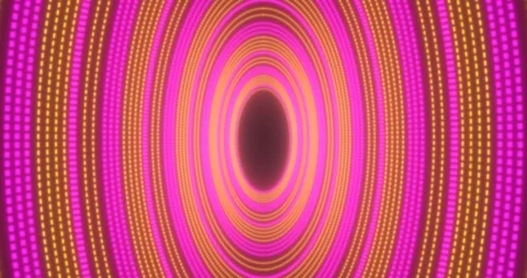 Abstract VJ loop sci-fi futuristic tunnel in oval form. Stock Footage 124245191