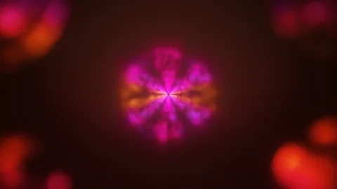 Abstract vj particles Stock Footage 123419135