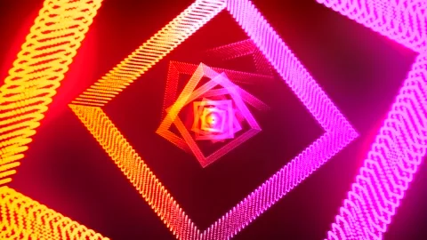 Abstract VJ rombs Stock Footage 109478647