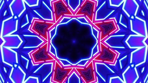 Abstract VJ visuals with chaotic glitch motion Stock Footage 309620998