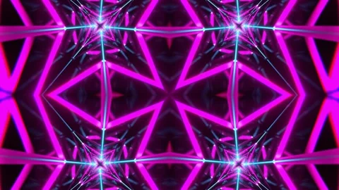 Abstract VJ visuals with chaotic glitch motion Stock Footage 314843053
