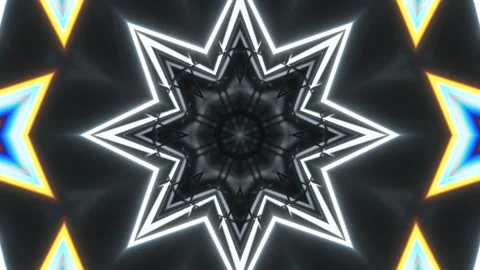 Abstract VJ visuals with chaotic glitch motion Stock Footage 314879932