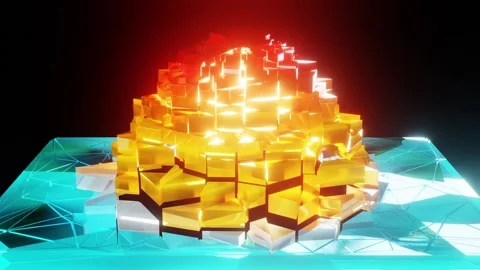 Abstract Volcanic Lava Flow Stock Footage 223788867