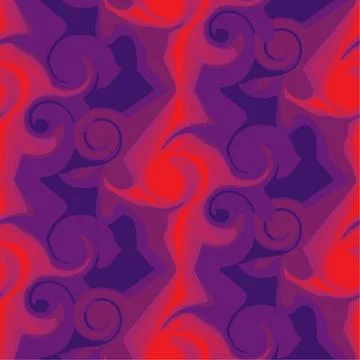 Abstract volcano lava seamless pattern. Stock Illustration