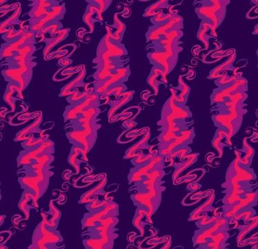 Abstract volcano lava seamless pattern. Illustrazione stock