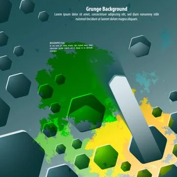 Abstract volume paper graphics. Stock Illustration