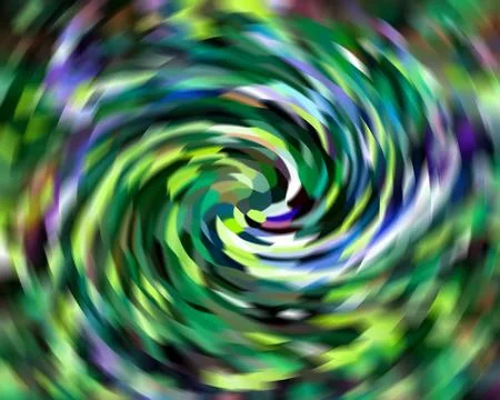 Abstract volumetric, geometric pattern, dark green mosaic pool Stockillustratie