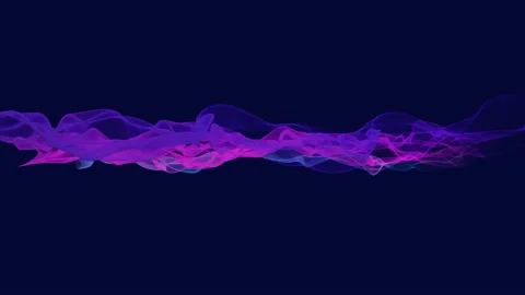 Abstract volumetric wave movement Stock Footage 169719081