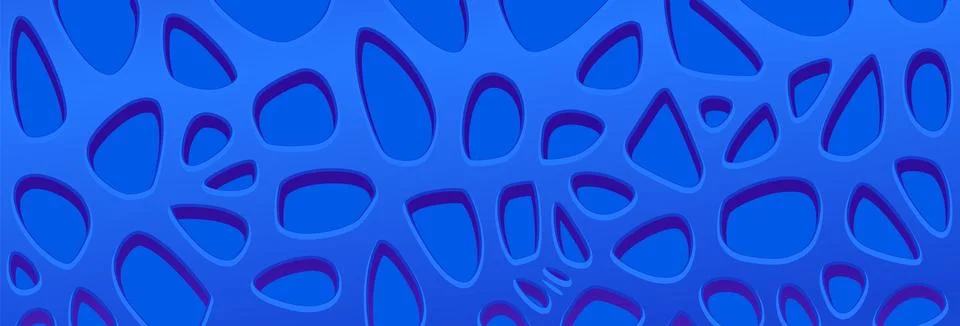 Abstract voronoi blocks cell pattern. 3D geometric vector background Stock Illustration