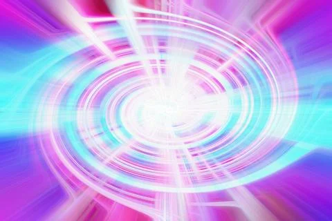 Abstract vortex background with swirling light streaks in vibrant shades Stock-Illustration
