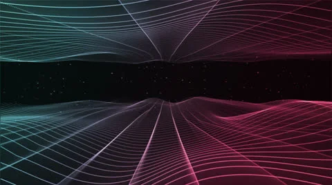 Abstract Vortex Blue Red Stock Footage 26114866