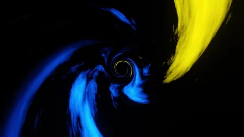 Abstract vortex effect animation of seamless loop. twisted light streaks effect Stock Footage 251968166