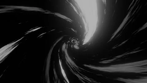 Abstract vortex effect animation of seamless loop. twisted light streaks effect Stock Footage 255220817