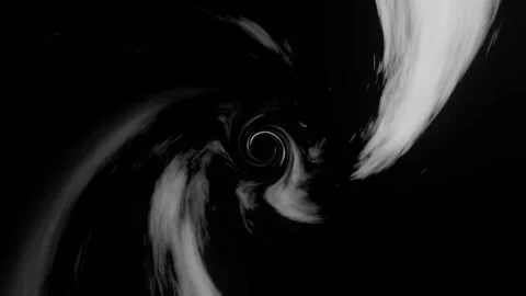 Abstract vortex effect animation of seamless loop. twisted light streaks effect Stock Footage 260710847