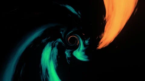Abstract vortex effect animation of seamless loop. twisted light streaks effect Stock Footage 271072157