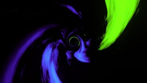 Abstract vortex effect animation of seamless loop. twisted light streaks effect Stock Footage 272292064