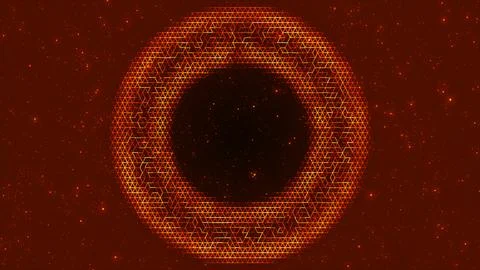 Abstract Vortex of Energy and Motion in Space Stock Illustration