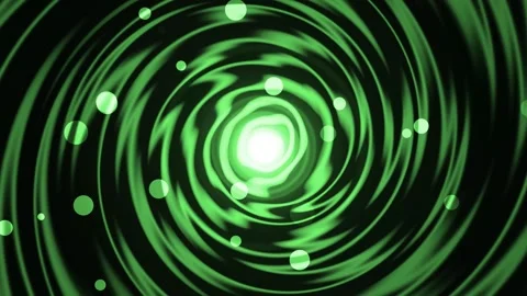 Abstract vortex with glowing center and circular bokeh lights background an.. Stock Footage 329944935