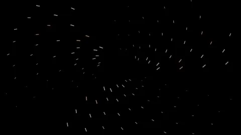 Abstract vortex motion graphic with glowing particles 스톡 동영상 347038073