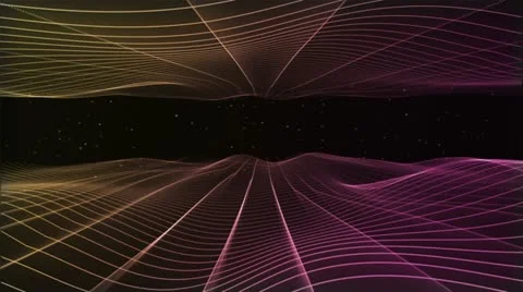 Abstract Vortex Pink Yellow Stock Footage 20850015