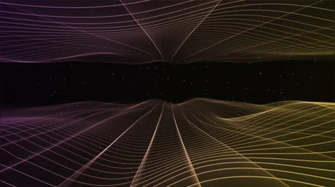 Abstract Vortex Purple Yellow Stock Footage 26115136