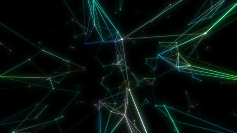 Abstract vortex shape in outer space forms complex patterns while expanding and Stock Footage 111525738