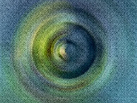 Abstract Vortex Spiral Tunnel Texture in Teal and Blue With Grainy Depth an.. Stock Illustration