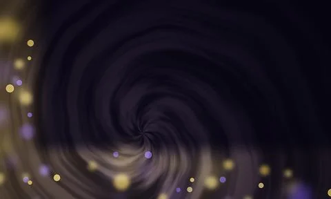 Abstract vortex swirl background with glowing particles for digital design .. Stock Illustration